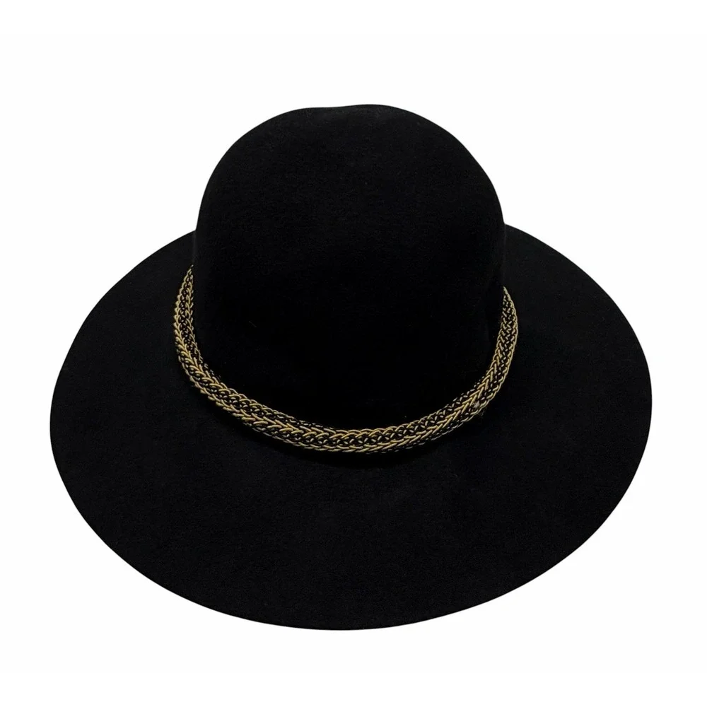Bollman Vintage Women's Black 100% Wool Hat 14